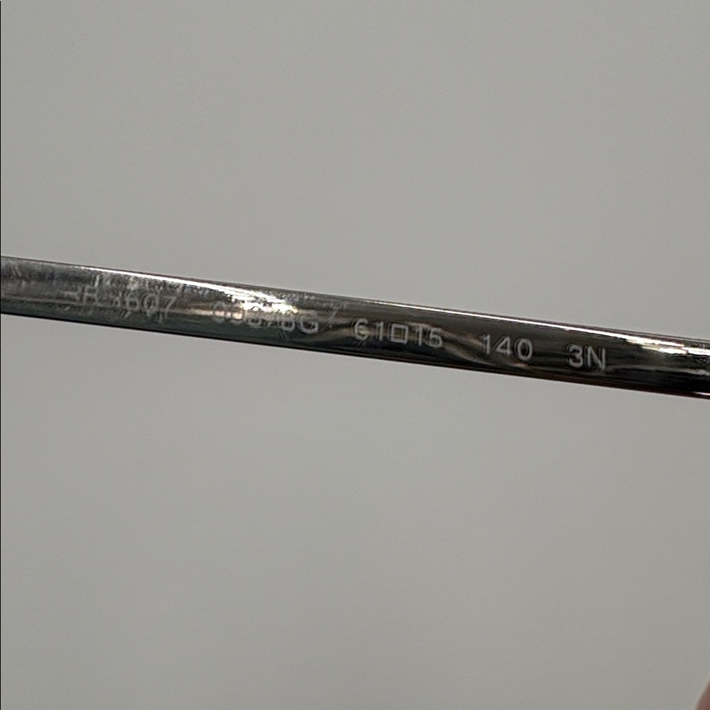 Ray-Ban Rb3183 Rimless Rectangular Sunglasses Ita… - image 5